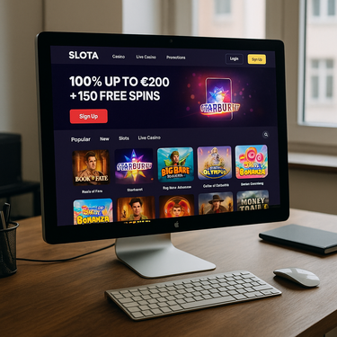 Slota Casino - Desktop Design - Österreich Online Casino